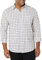 Amazon Essentials Chemise en Popeline Extensible À Manches Longues Et Coupe Standard Homme, Rose Blanc Carreaux Lainés, XS