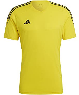 ADIDAS Men's TIRO 23 JSY T-Shirt, Team Yellow/Black, XL