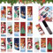 Magnetische Lesezeichen,18 Stück Weihnachtslesezeichen, magnetische Kinderlesezeichen, bunte Lesezeichen, magnetische Lesezeichen mit Schneeflocken/Weihnachtsbäume/Muster, für Weihnachtsgeschenke