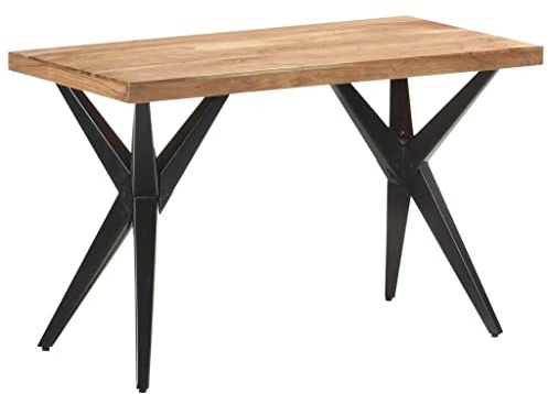 vidaXL Esstisch 120x60x76 cm Massivholz Akazie