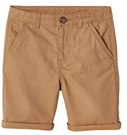 Vertbaudet Jungen Chino-Shorts, Bundweite verstellbar beige 122