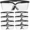 DOITOOL 12st Schießbrille Brillengläser Transparente Gläser Einwegbrillen Laborbrillen Outdoor-brille Sicherheitsbrillen Brille Tragen Transparente Brille Arbeit Augen Schutzbrille