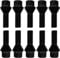 10 Radschrauben Radbolzen Kegelbund schwarz M12x1,25 28mm