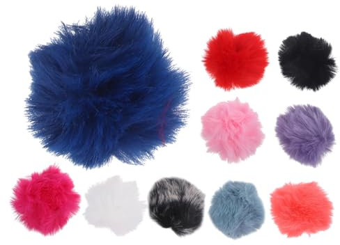 UPKOCH 20stücke Lavalier Mikrofon Windschutz Aus Fleece Teiliges Geeignet Für Ansteckmikrofone Effektive Geräuschreduzierung Für Outdoor-interviews Und Videoaufnahmen Handlich Und