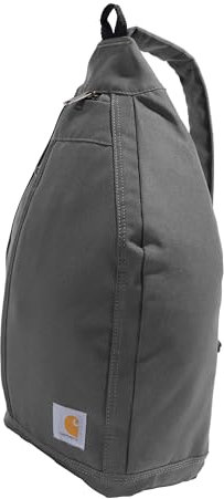 Carhartt Unisex-Erwachsene Durable Bag, Backpack with Side Release Buckle, Tablet Sleeve and Adjustable Strap Sling, Crossbody-Rucksack (Gravel), One Size