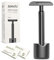 ZOMCHI Nassrasierer-Set für Damen & Herren – 10 Klingen inkl. Ständer | Ideal für Wet Shaving | Zero Waste, plastikfrei & nachhaltig | Metall-Safety-Razor | Schwarz
