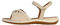 Geox Femme D Sandal Vega B Plate, Papyrus, 38 EU