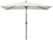 Gecheer Ombrellone,da Sole,Parasole,Inclinabile,Rettangolare,Bianco,con Palo in Metallo,200x300 cm,Ombrellone da Giardino,Ombrellone da Patio,Ombrellone da Terrazzo,Piscina,Mare
