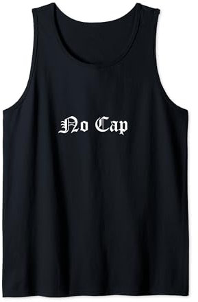 No Cap Gangsta Rap OG Trap Westside HipHop Zitat Vintage Tank Top