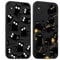 Foonary 2 Pack Fashion Phone Cases for iPhone X/XS Case 5.8, White Black Cat Aesthetic Print Slim Soft Silicone TPU Case for Women, Shockproof Cover Protective Funda para Girls,for iPhone X