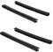 BEAHING Skateboard Deck Guards Protektorschock absorbieren Gummi -Longboard -Stoßfänger schwarzer 4pcs Skateboard -Stoßfänger