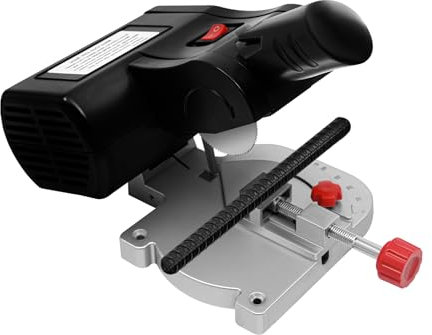 MEELRYD 6000 rpm Mini Kappsäge Gehrungssäge Tisch Schneidemaschine Klein Tischkreissäge Stahlsägeblatt Stahl Sägeblatt Kreissäge Kappsäge 0°-45° Einstellbar für Holz Metall