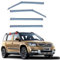 SUNJFY Windabweiser Passend für Skoda Yeti 2014 2015 2016 2017 2018, Vorne, Regenabweiser, Aerodynamisch, Einfache Montage, Auto Zubehör
