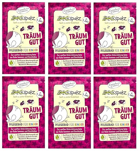 6er Pack Dresdner Essenz Pflegebad Träum gut 6 x 60g