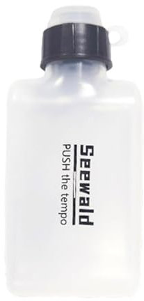 Iouyjiu Gym Water Bottle, Portable Flat Bottle, Clear 200ml Squeeze Design, Lightweight Outdoor Gear for Men, Ideal for Yoga, Running, Hiking, Fitness, Cycling, Fishing, Pp5 Material