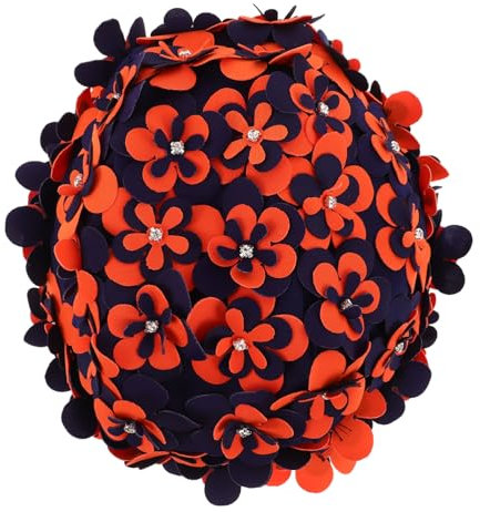 OHPHCALL Cuffia Da Nuoto Con Petali Di Fiori, Da Donna, Elastica, Adatta Per Piscina, Spiaggia, Accessori Retrò Per Feste.
