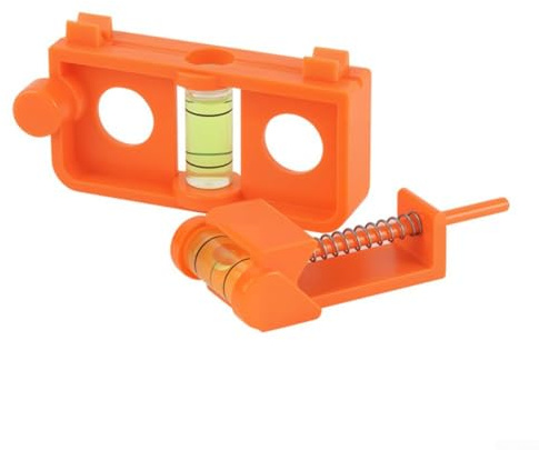 Bogenstimm- und Montagesaitenwaage für Compound-Bögen mit Wasserwaage für genaue Nock- und Sichtausrichtung (orange)
