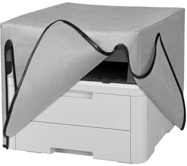 kwmobile Carcasa Compatible con Brother DCP-L3560CDW / MFC-L3740CDWE - Funda Antipolvo de Impresora - Forro Protector Gris Claro