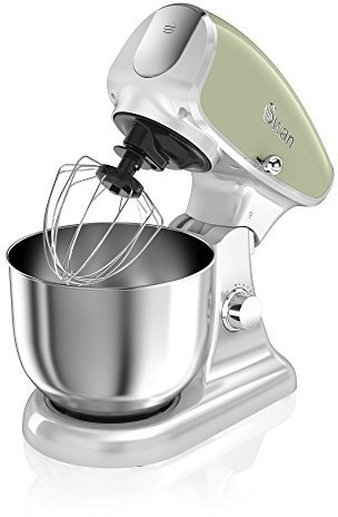 Swan SP33010GN Retro Druckguss Standmixer, 4,5 Liter, 1200 W, Grün, Edelstahl