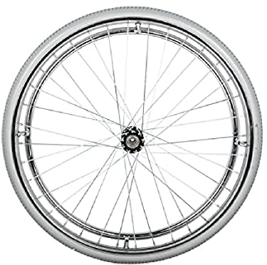 Gima - Volles Hinterrad, Ersatzteil für Gima Oxford Plus Rollstuhl, Ø 61 cm, 1 Stück