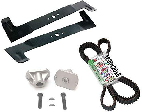 Messer Schnittbreite 102cm Reparatur Set für Castel Garden TwinCut JPC102 TC102 TCP102 NJ102 TP102 (102cm Schnittbreite)