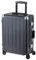 ALUMAXX 45171 Kabinentrolley Orbit, Handgepäck, Rollkoffer aus Aluminium, TSA Schloss, Trolleykoffer mit 4 doppelten 360° Leichtlaufrollen, Alukoffer ca. 54 cm, Schwarz, 54 x 40 x 20 cm