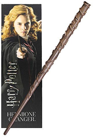 The Noble Collection Zauberstab Hermine Granger und Lesezeichen