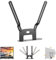 ARLI Kompatibel für Halterung Beam TV Halter Soundbar Zusatzhalterung Wandhalterung Montage am vorhandenen TV-Halter Wandhalter schwarz