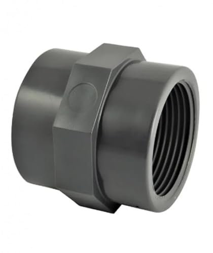 Codital Manchon PVC Pression à Visser FF 1 1/2 de Raccord PVC Pression