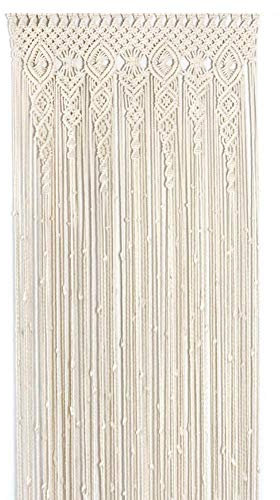 Stafeny - Tenda in macrame per appendere a parete, arazzo macramè porta Boho finestra, divisorio armadio, decorazione da parete Boho per la casa/decorazione di nozze
