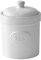 BIA - Boîte à thé – Blanc mat – Pot de rangement mat – Rangement de cuisine en grès – Rangement et organisation de cuisine – Disponible en blanc et noir