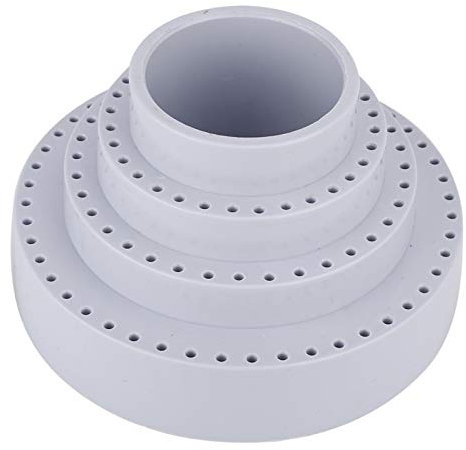 Drill Bit Storage Case,Grinding Tool Tip Stand Organizer Rotating Round Shape Drill Bit Storage Case,Round Shape Hard Plastic Organizer,Hard Plastic Drill Bit Organizer Storage Case Stand