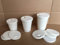 Nicoletti 100 Bicchieri di Carta Bianchi per Caffè americano,cappuccino, the o bevande da passeggio con coperchio nero o bianco coffee to go munito di foro per bere (Medio 350 ml)