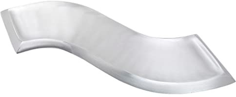 NKlaus Kerzenteller Welle Messing Silber Untersetzer Hochzeitskerzenhalter Tischdeko 10596
