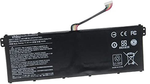 vhbw 1x Akku kompatibel mit Acer Chromebook 11 CB3-111-C999, 11 CB3-111-C9DJ, 11 CB3-111-C9PJ Notebook (3500 mAh, 11,4 V, Li-Polymer)