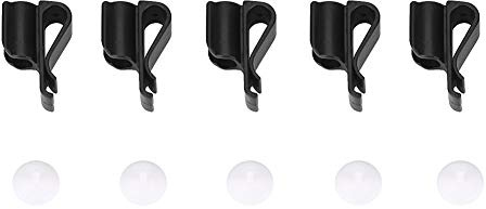 Alomejor 5Pcs Bag Clip Langlebige Golfbag Clamp Club Putter Clips Halter mit Ballmarker Zubehör