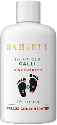 Callifugo per piedi liquido per rimozione calli duroni piedi secchi e screpolati occhio di pernice dahbell