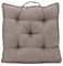 Gözze - Boxkissen mit Tragegriff, Sitzkissen, Gesteppt, Darco, 40 x 40 x 7 cm - Taupe