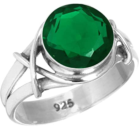 Boho Handgefertigter Schmuck Natürlicher Edelstein Perle, Amethyst, Onyx, Tigerauge Runder Echter 925 Sterling Silber Ring für Frauen