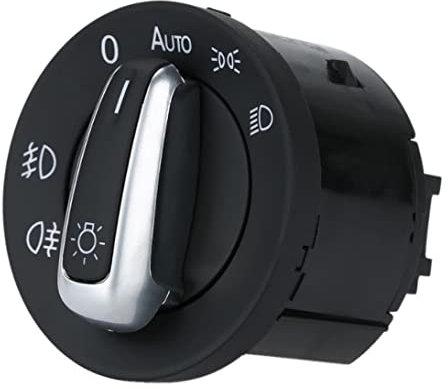 Générique Commutateur de Commande des Phares Interrupteur Compatible avec VW Golf 5 6