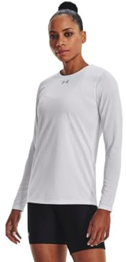 Under Armour - Mens Team Tech Long Sleeve T-Shirt, Color White (100), Size: Medium