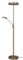 Trio Leuchten LED Stehleuchte Franklin 426510204, Metall Altmessing, inkl. 35 Watt LED, Farbwechsel, Dimmer
