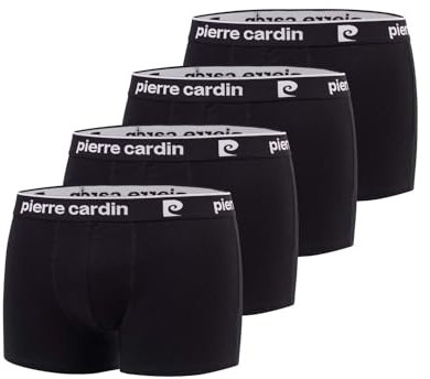 Pierre Cardin Herren Pc/1/Bc/Pk4 Retroshorts, Schwarz, L (4er Pack)