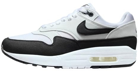 Nike Damen Air Max 1 '87 Sneaker, Weiß Schwarz Summit White, 42.5 EU