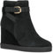Geox D Elidea Wedge A, Stivale alla Caviglia Donna, Nero, 38 EU