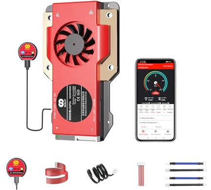 DALY BMS 16S 48V 250A BMS Smart WiFi Module Bluetooth LifePO4 Lithium Battery Protection Board Compatible with Can RS485 for Electric Forklift