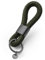 Schlüssel-Anhänger im maritimen Desing, Schlüsselanhänger mit schwarzem Metall, edel in vielen Farben, Key-Chain jungle green