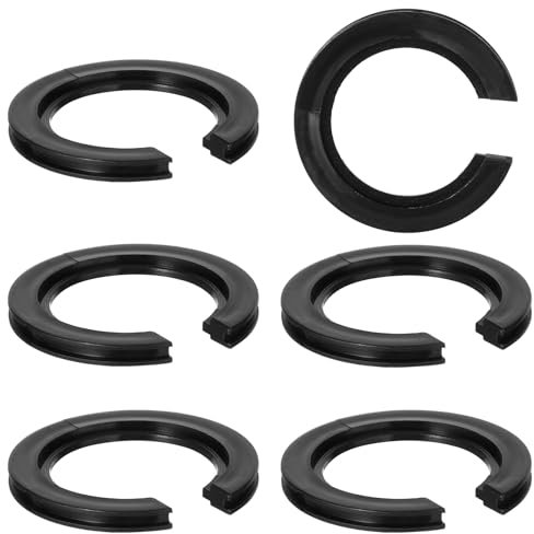 Giantree 6 adaptadores de pantalla de lámpara E27 a E14, arandela reductora de pantalla de lámpara de 42 mm a 29 mm, convertidor de pantalla de plástico, piezas de repuesto