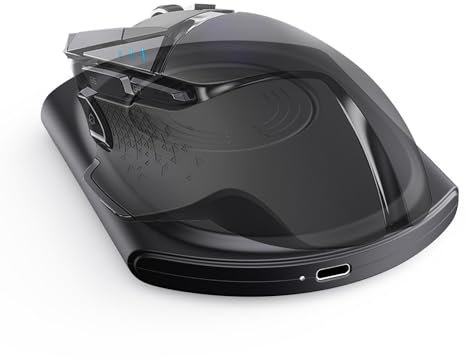 Zubehors Déplacement automatique de la souris, déplacement indétectable de la souris, Tapis vibrant ultra-mince silencieux pour souris d'ordinateur, Dispositif de vibration de la souris pour maintenir