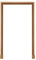 Nordlinger PRO Kit Chambranle pour Habillage de Porte Mouluré - Section 70x20 mm - Prêt à Poser et Facile à Installer